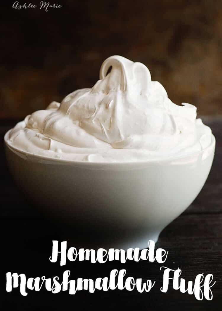 Homemade Marshmallow Fluff - Ashlee Marie - real fun with real food